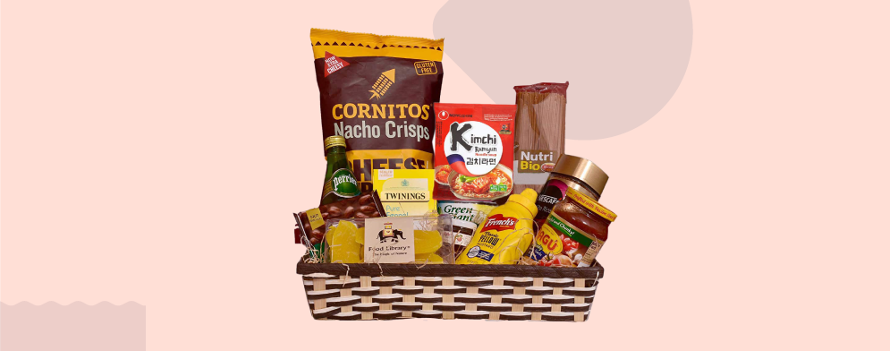 Gourmet gift basket