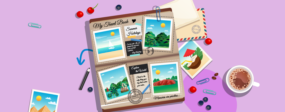 Vision Board Template For Travel and Adventure