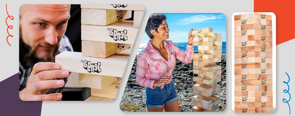 Giant Jenga - field day games for adults
