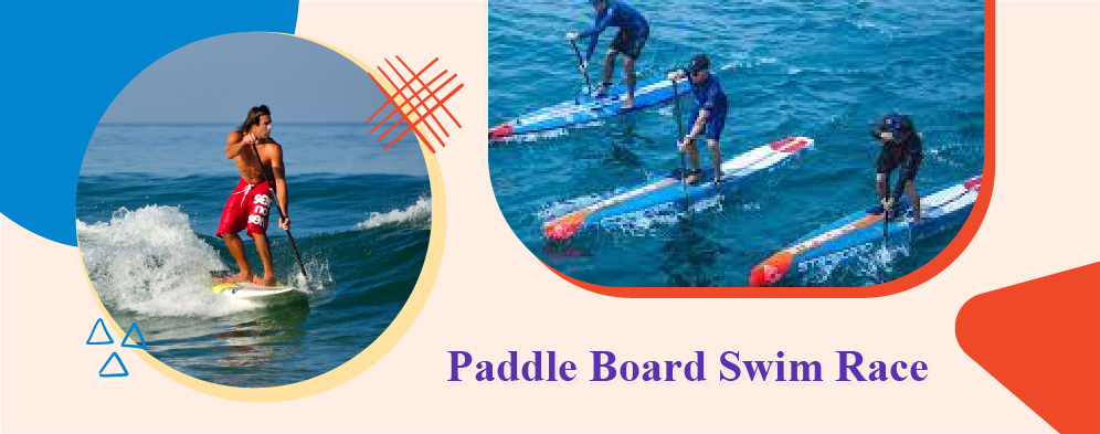 Paddle Board Swim Race