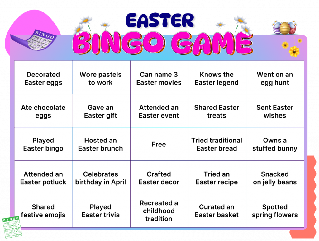 Easter Bingo