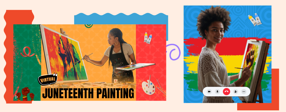 Paint Juneteenth-Themed Artwork